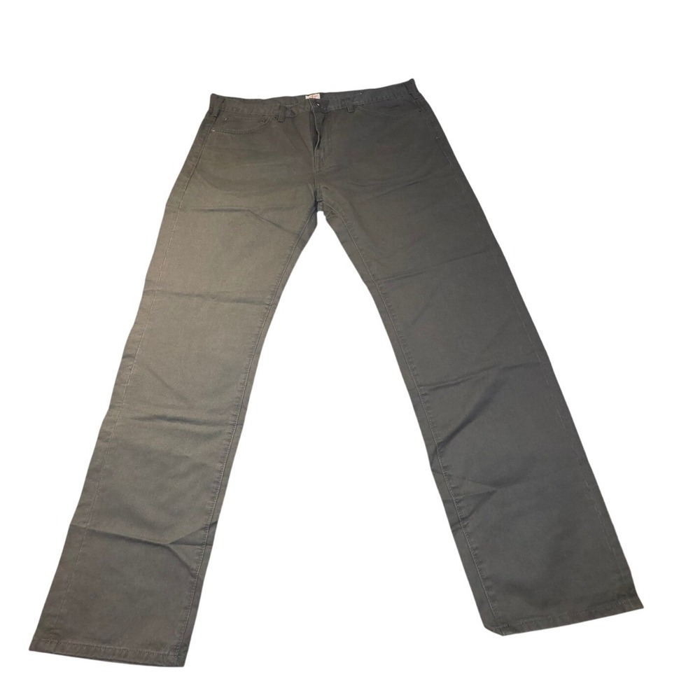 Dockers Mens Straight Fit Chinos Pants Gray Size 38x32 Cotton Casual Comfort - Picture 2 of 9